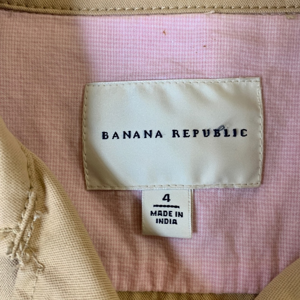 Banana Republic Utility Safari Jacket woman size 4 - Picture 3 of 7